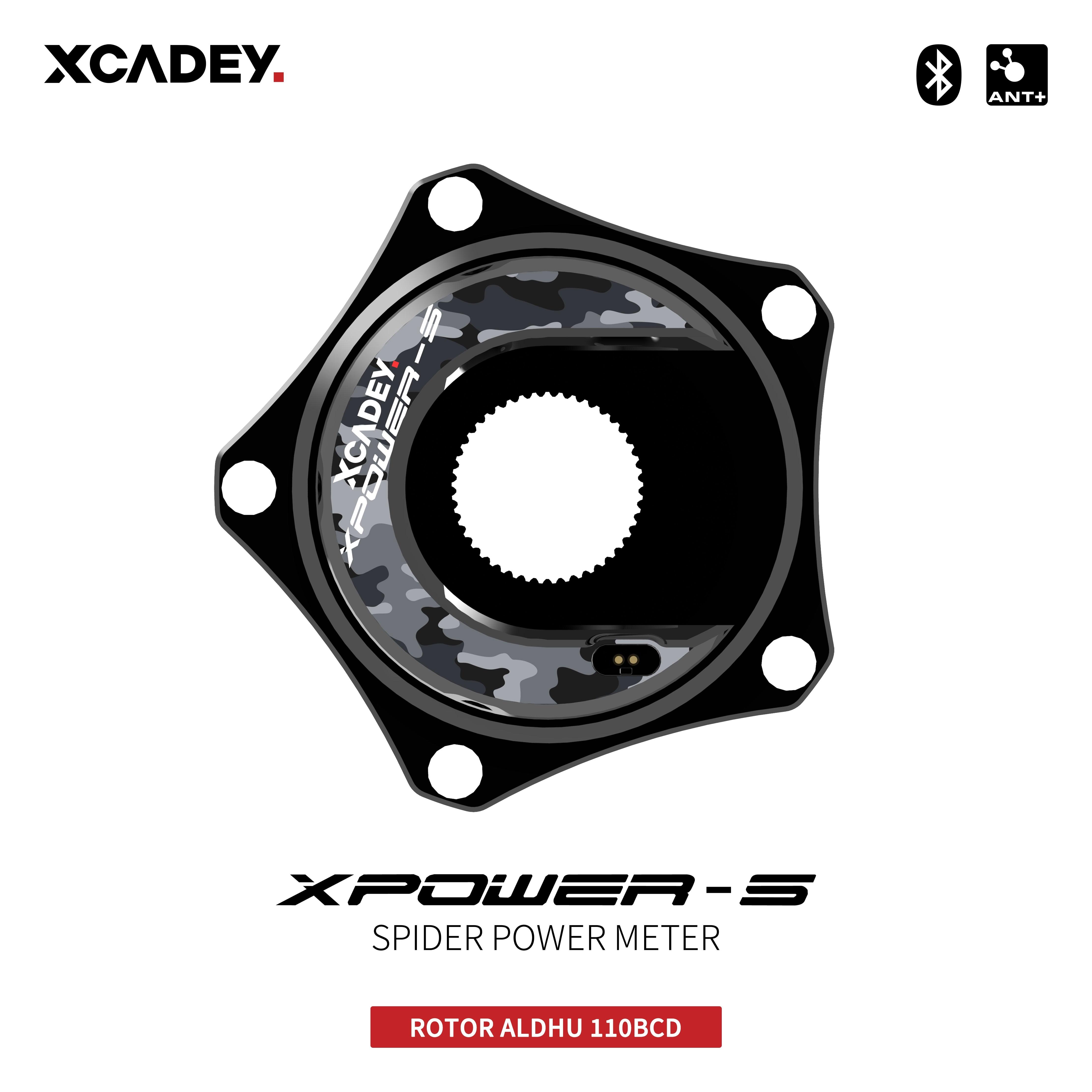 XCADEY XPOWER-S Road Bicycle Bike MTB Spider Power Meter For SRAM ROTOR RaceFce Crank Chainring 104BCD 110BCD - Pogo Cycles