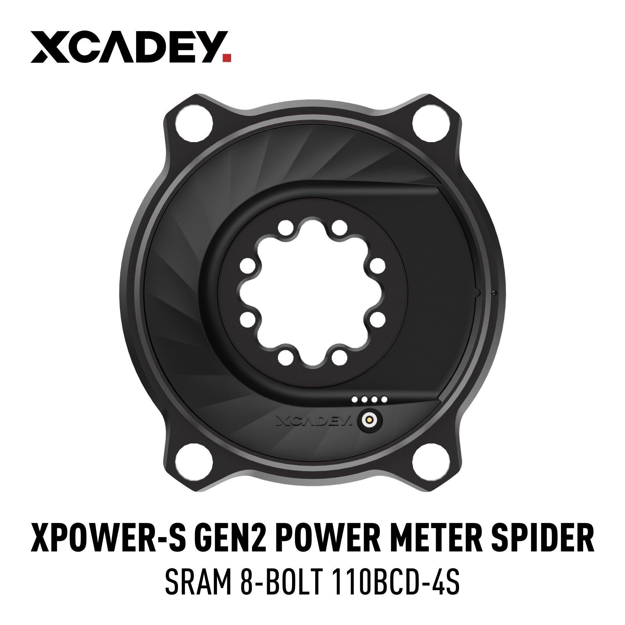 XCADEY XPOWER-S Road Bicycle Bike MTB Spider Power Meter For SRAM ROTOR RaceFce Crank Chainring 104BCD 110BCD - Pogo Cycles