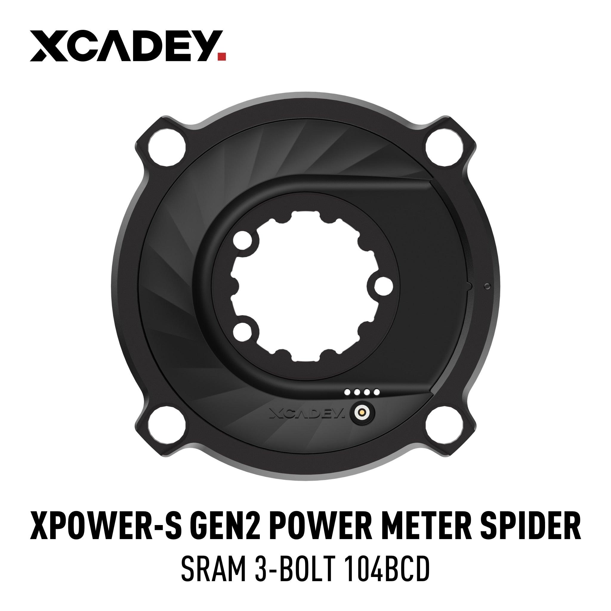 XCADEY XPOWER-S Road Bicycle Bike MTB Spider Power Meter For SRAM ROTOR RaceFce Crank Chainring 104BCD 110BCD - Pogo Cycles