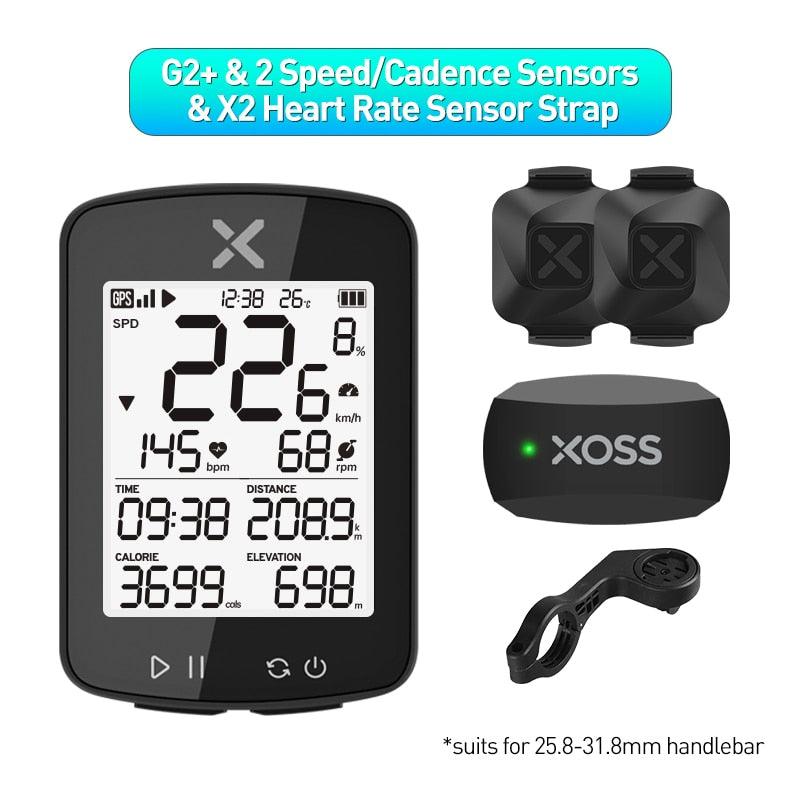 XOSS G2 Bike Computer Wireless GPS Cycling Speedometer Roadbike MTB Waterproof ANT+ Cadence Speed Smart Bicycle Computer - Pogo Cycles