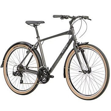 Raleigh - STA18MT - Strada 650b 21 Speed Men's Hybrid Bike in Black / Grey Size Medium - Pogo Cycles