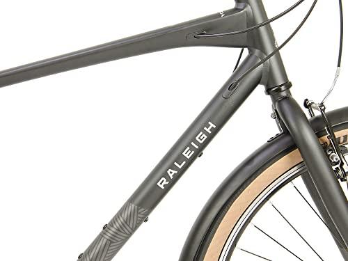 Raleigh - STA18MT - Strada 650b 21 Speed Men's Hybrid Bike in Black / Grey Size Medium - Pogo Cycles