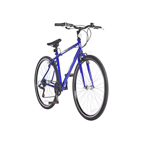 Wildtrak - Steel Trekking Bike, Adult, 700C, 6 Speed - Blue - Pogo Cycles