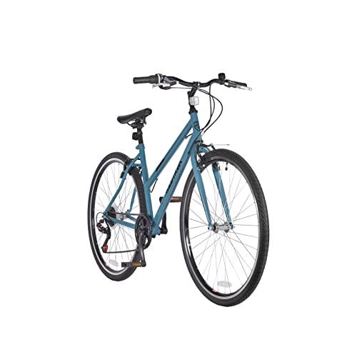 Wildtrak - Steel Trekking Bike, Adult, 700C, 6 Speed - Green - Pogo Cycles
